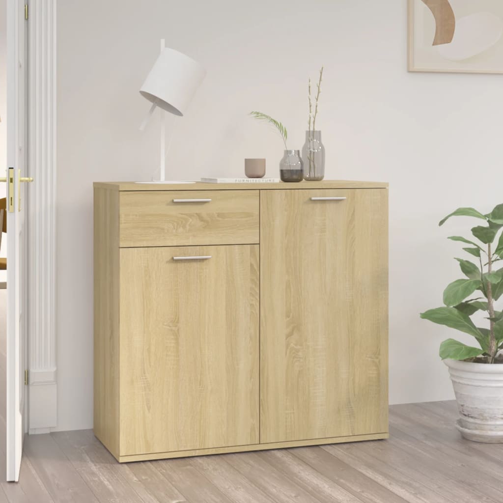 Sideboard 160X36X75 Cm Holzwerkstoff