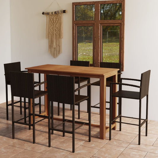 7-Tlg. Gartenbar-Set
