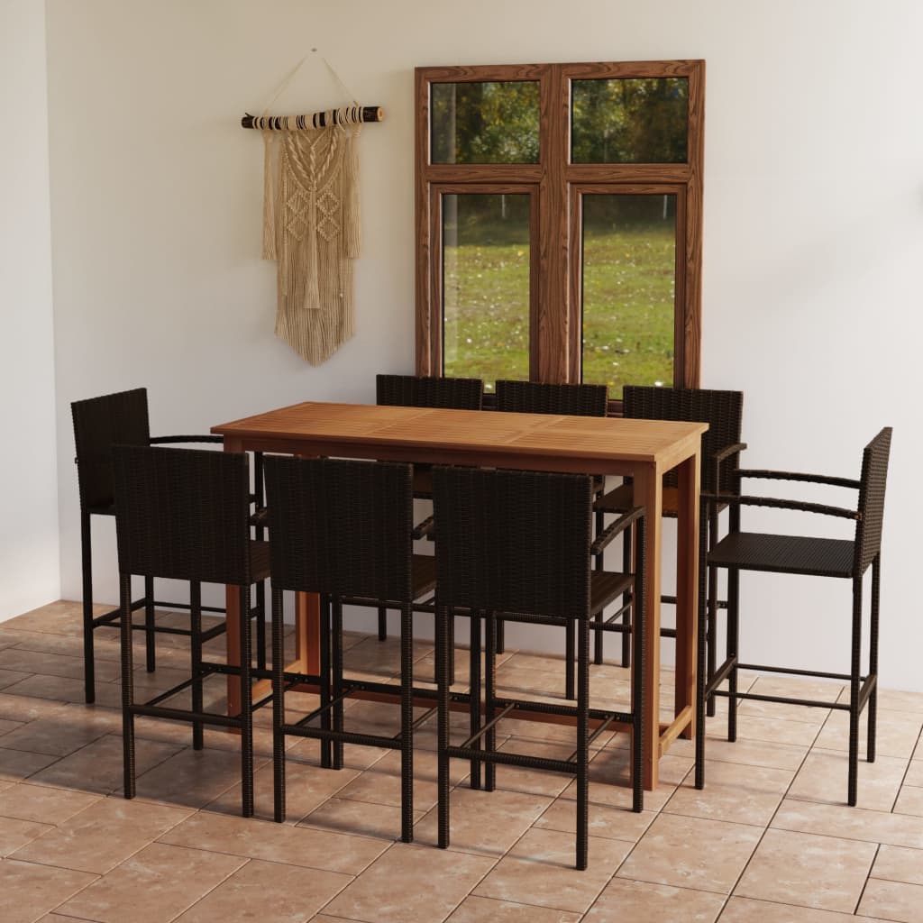 7-Tlg. Gartenbar-Set