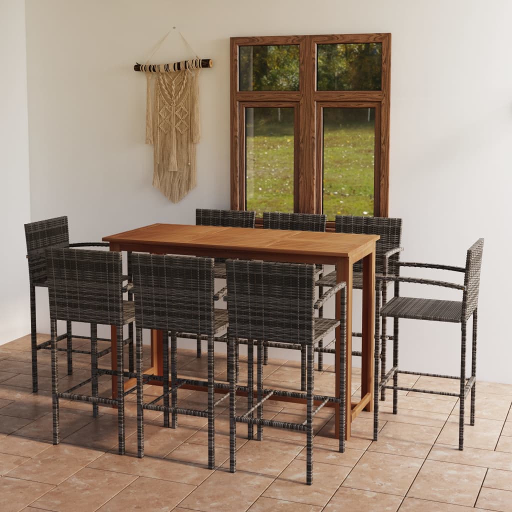 7-Tlg. Gartenbar-Set