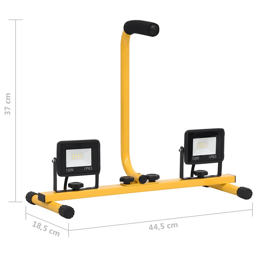 Led-Fluter Mit Handgriff Warmweiß