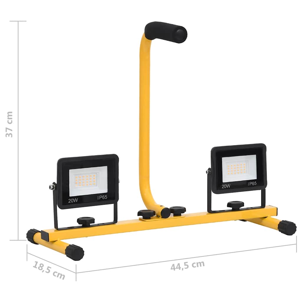 Led-Fluter Mit Handgriff Kaltweiß