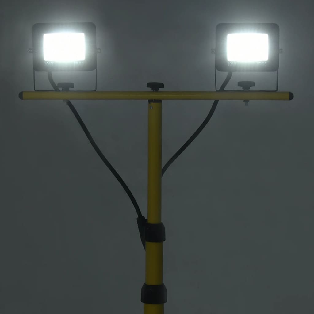 Led-Fluter Mit Stativ Kaltweiß