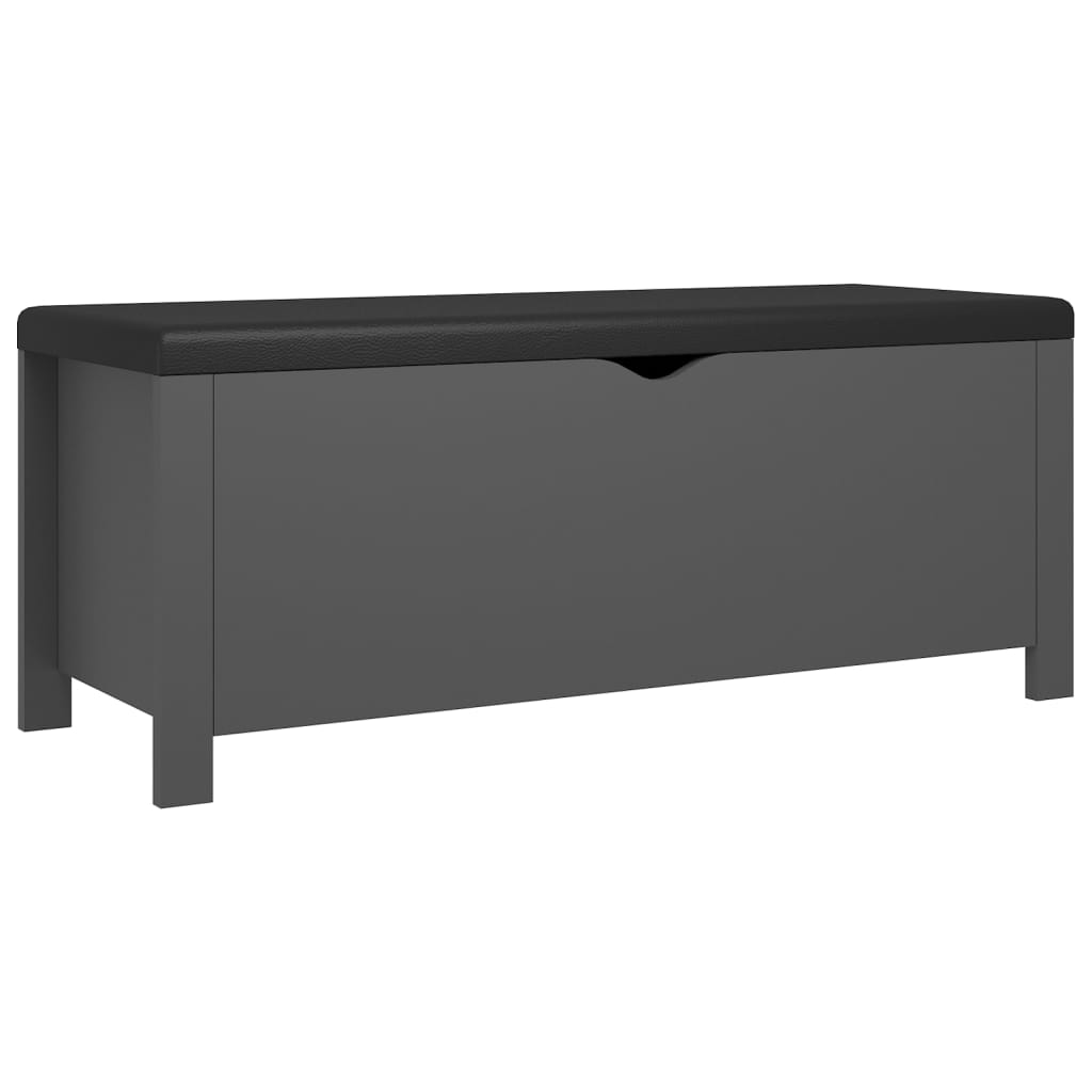 Sitzbank Mit Stauraum Und Kissen 105X40X45Cm Holzwerkstoff