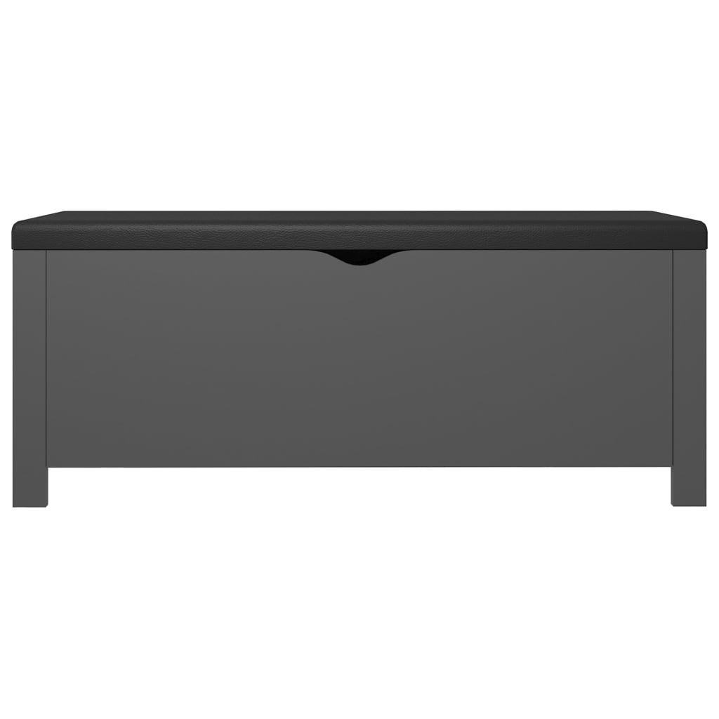 Sitzbank Mit Stauraum Und Kissen 105X40X45Cm Holzwerkstoff