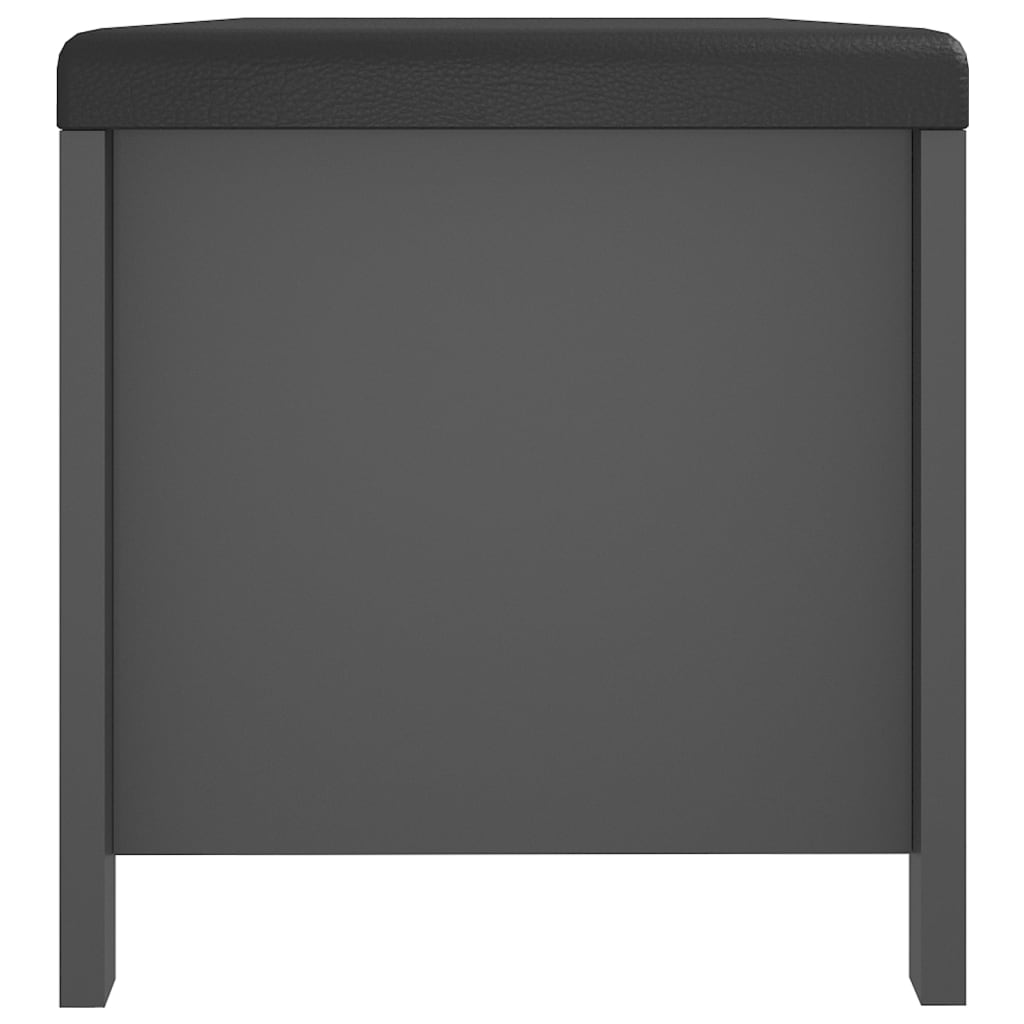 Sitzbank Mit Stauraum Und Kissen 105X40X45Cm Holzwerkstoff