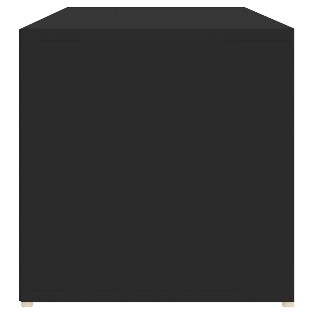 Schuhbank 105X35X35 Cm Holzwerkstoff Schwarz