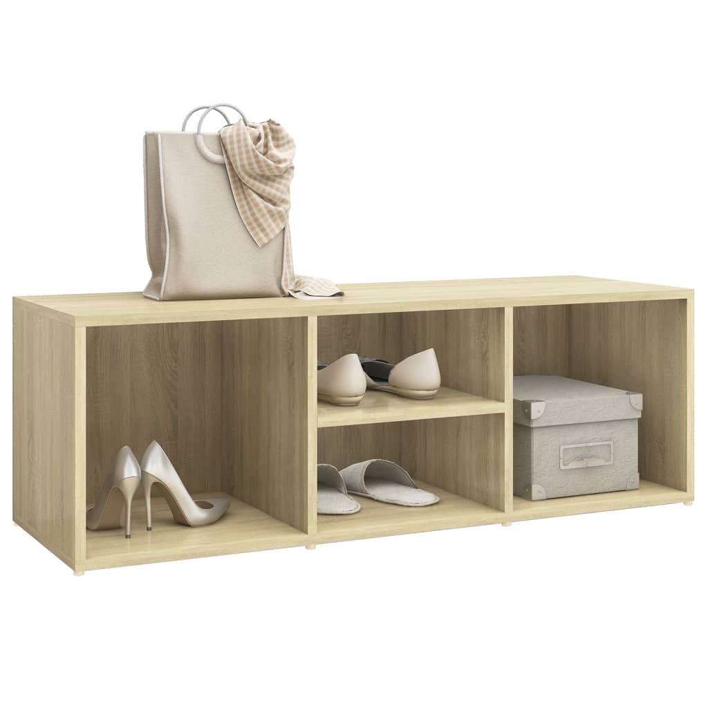 Schuhbank Sonoma-Eiche 105X35X35 Cm Holzwerkstoff Sonoma Eiche