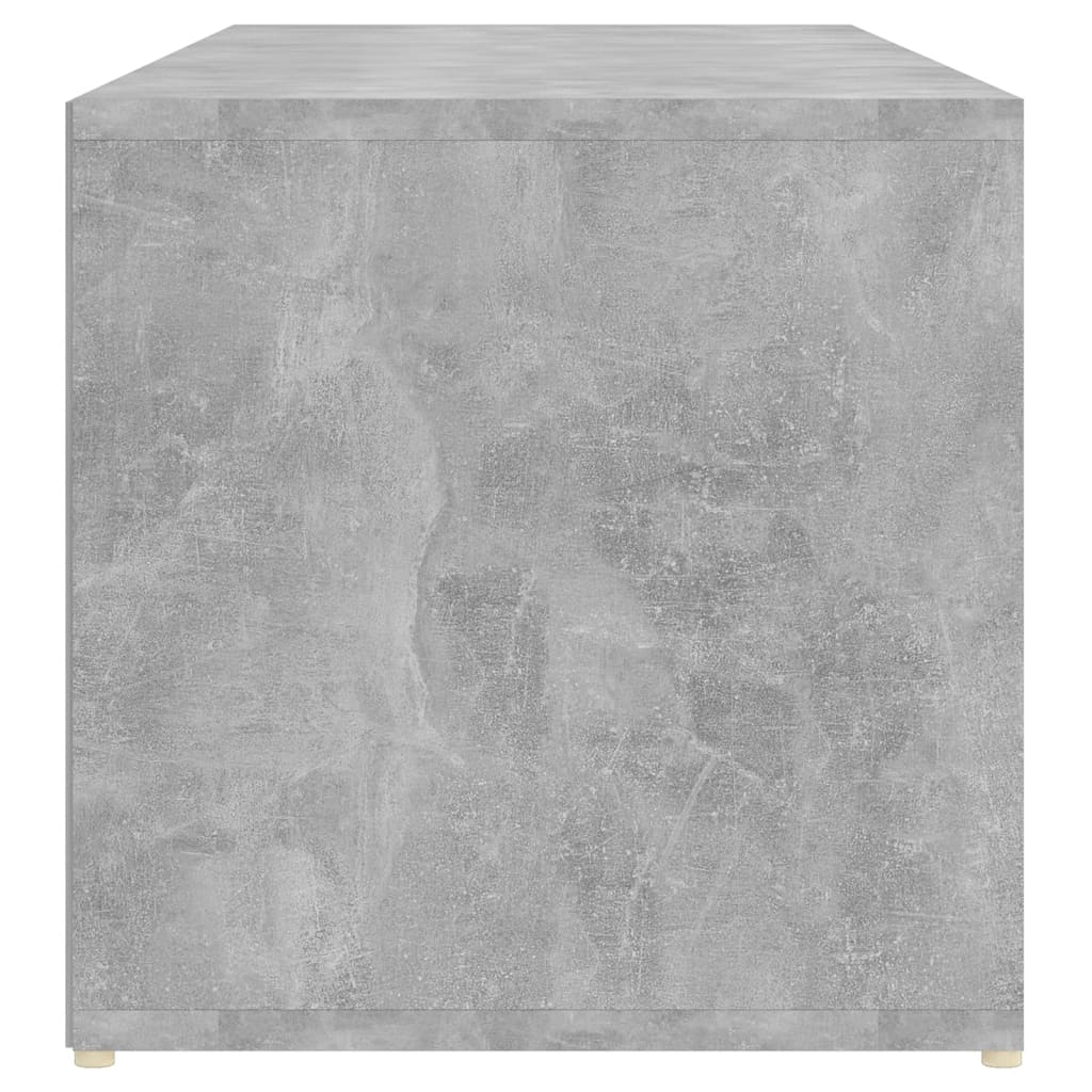 Schuhbank 105X35X35 Cm Holzwerkstoff Betongrau