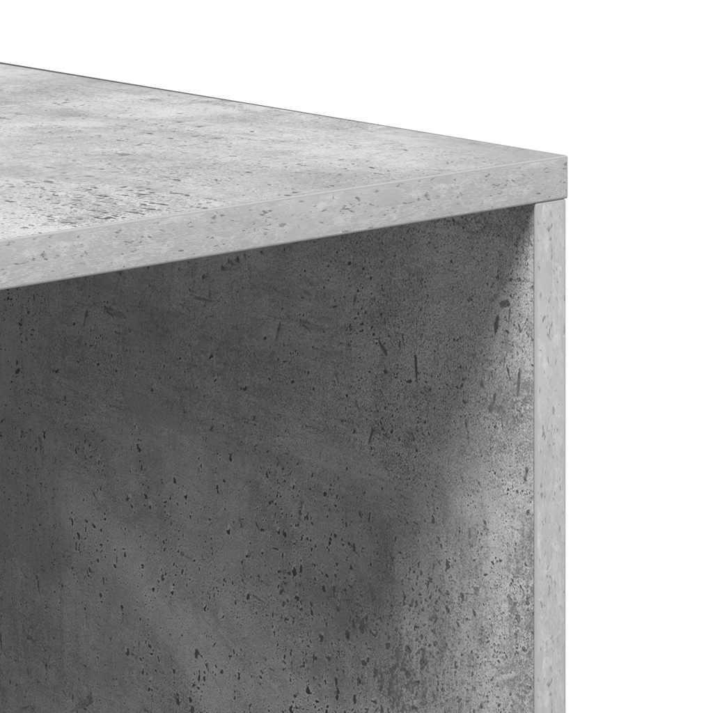Schuhbank 105X35X35 Cm Holzwerkstoff Betongrau
