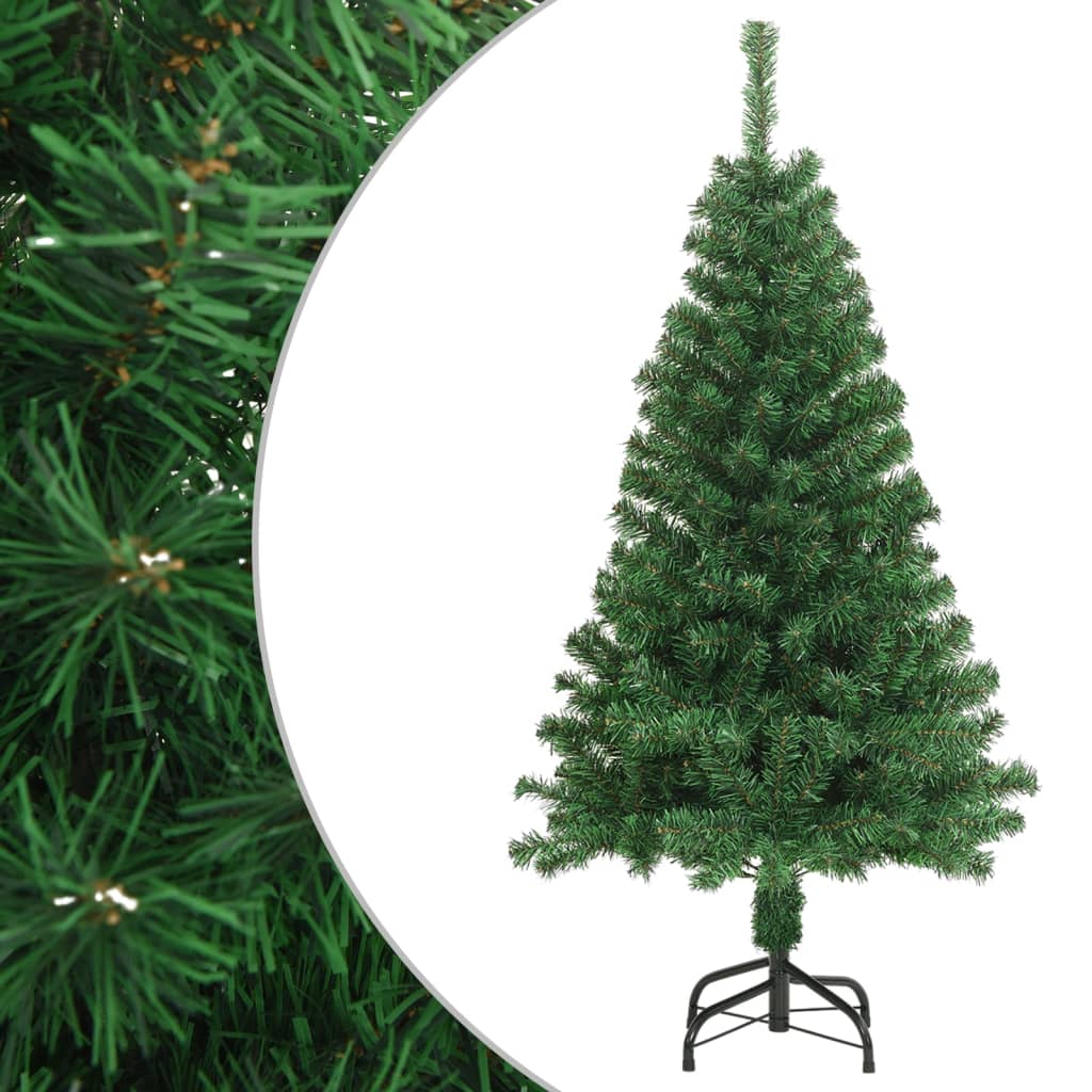 Künstlicher Weihnachtsbaum Mit Dicken Zweigen 150 Cm Pvc Grün