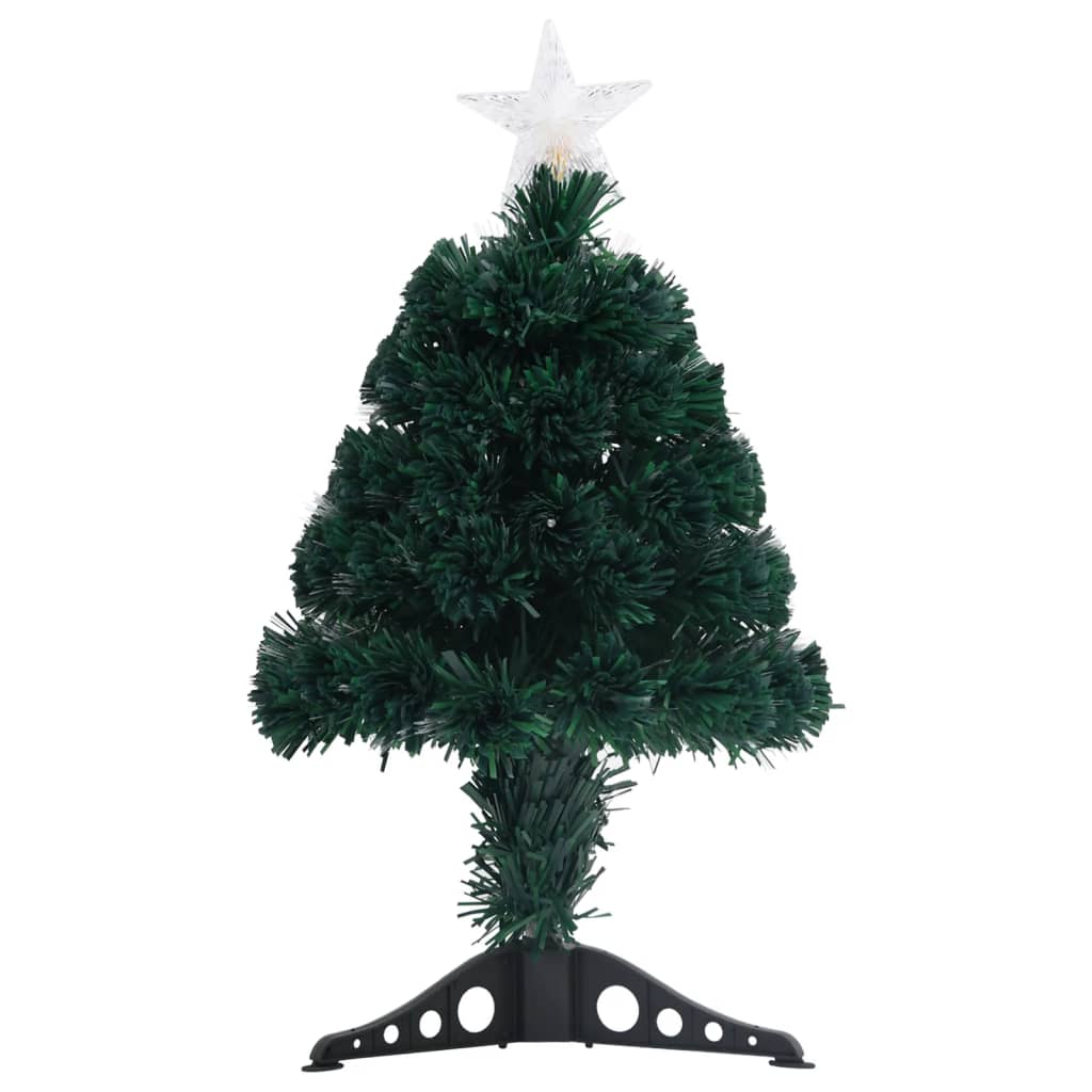 Vorbeleuchteter Weihnachtsbaum Mit Ständer Und Led 64 Cm Glasfaser Rosa