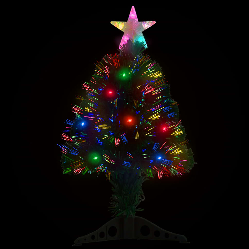 Vorbeleuchteter Weihnachtsbaum Mit Ständer Und Led 64 Cm Glasfaser Rosa