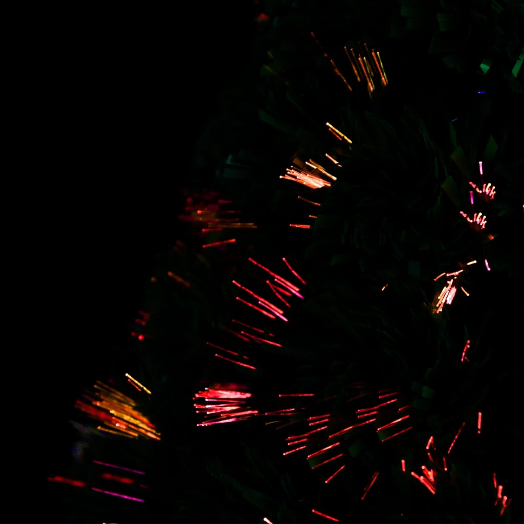 Vorbeleuchteter Weihnachtsbaum Mit Ständer Und Led 64 Cm Glasfaser Rosa