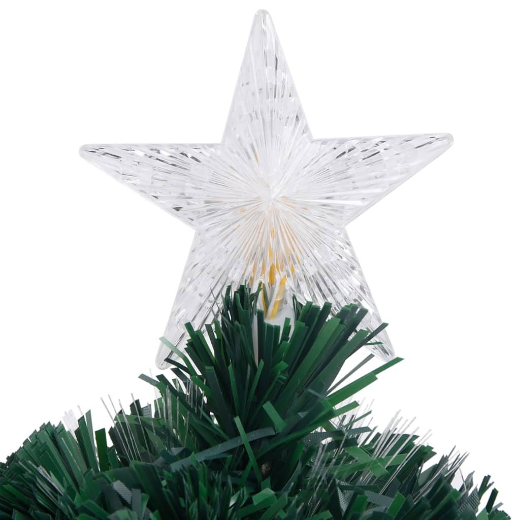 Vorbeleuchteter Weihnachtsbaum Mit Ständer Und Led 64 Cm Glasfaser Rosa
