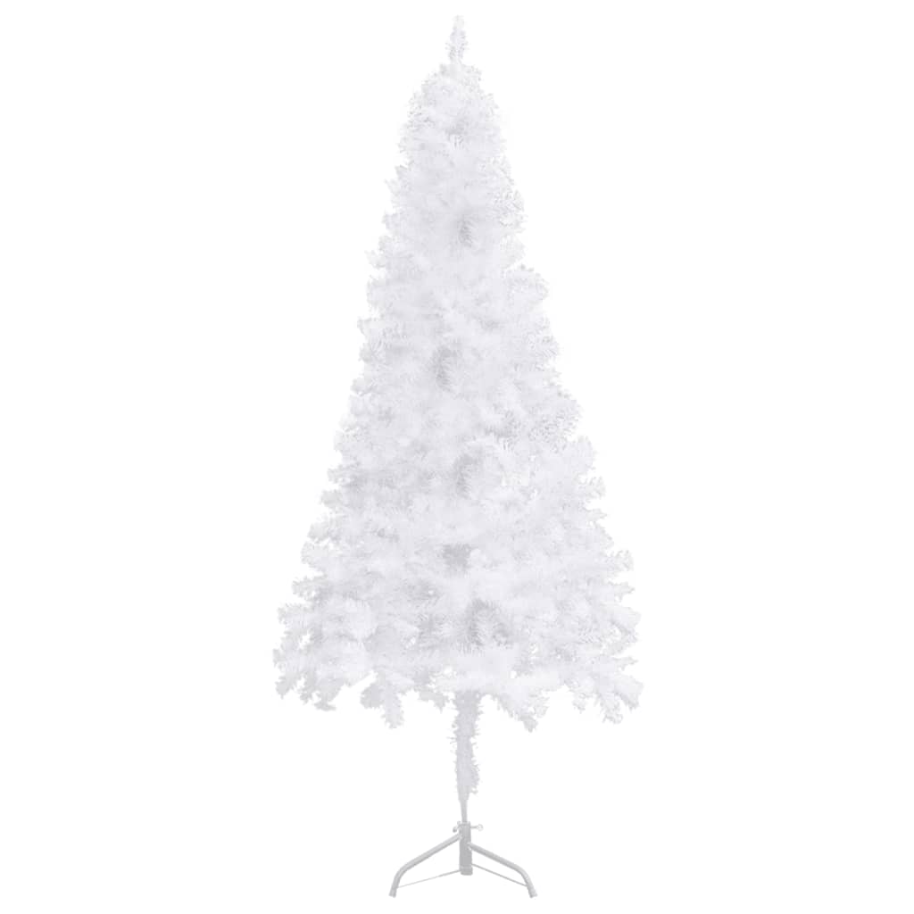 Künstlicher Eck-Weihnachtsbaum 240 Cm Pvc Weiß