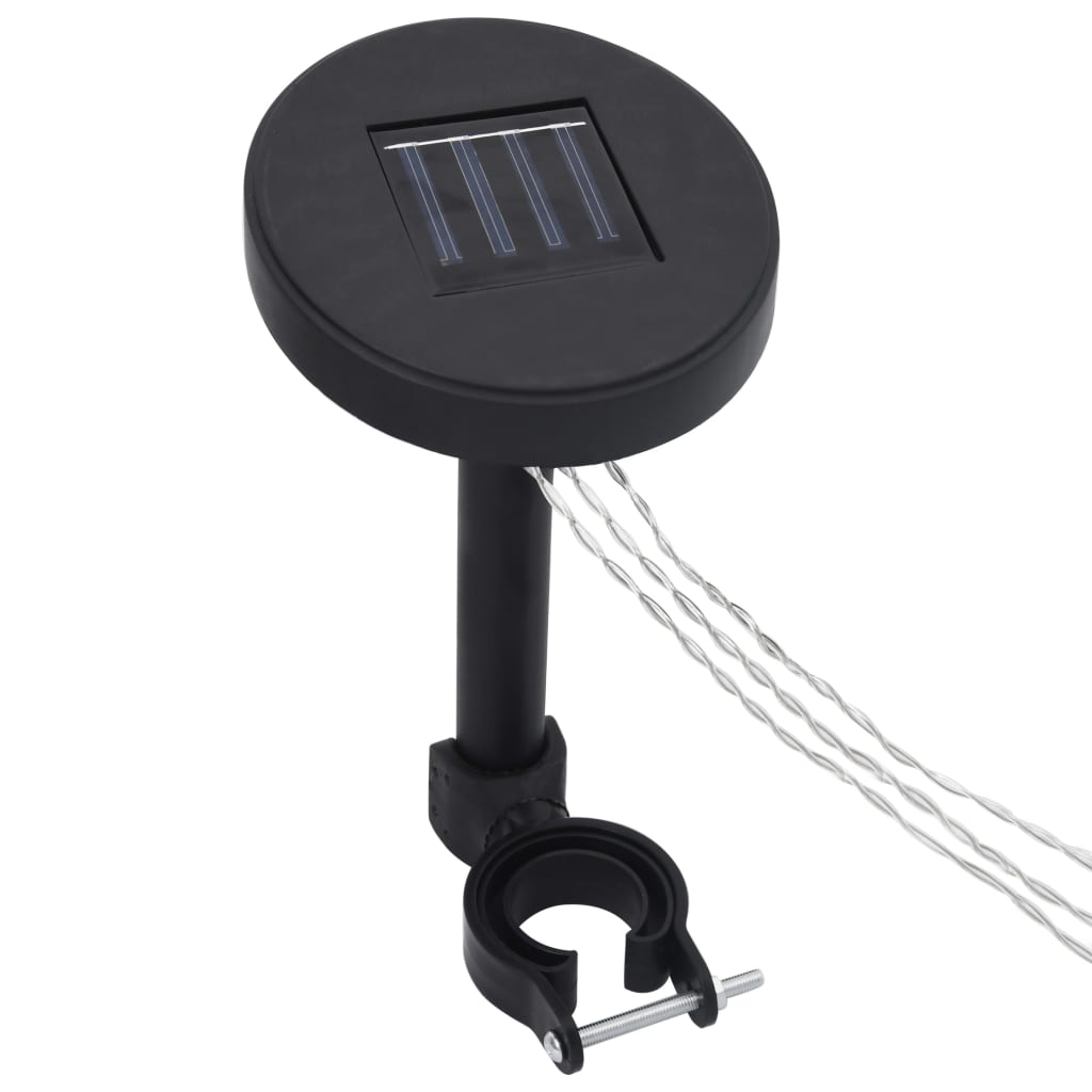 Pavillon Mit Doppeldach & Led-Lichterkette 3X4 M