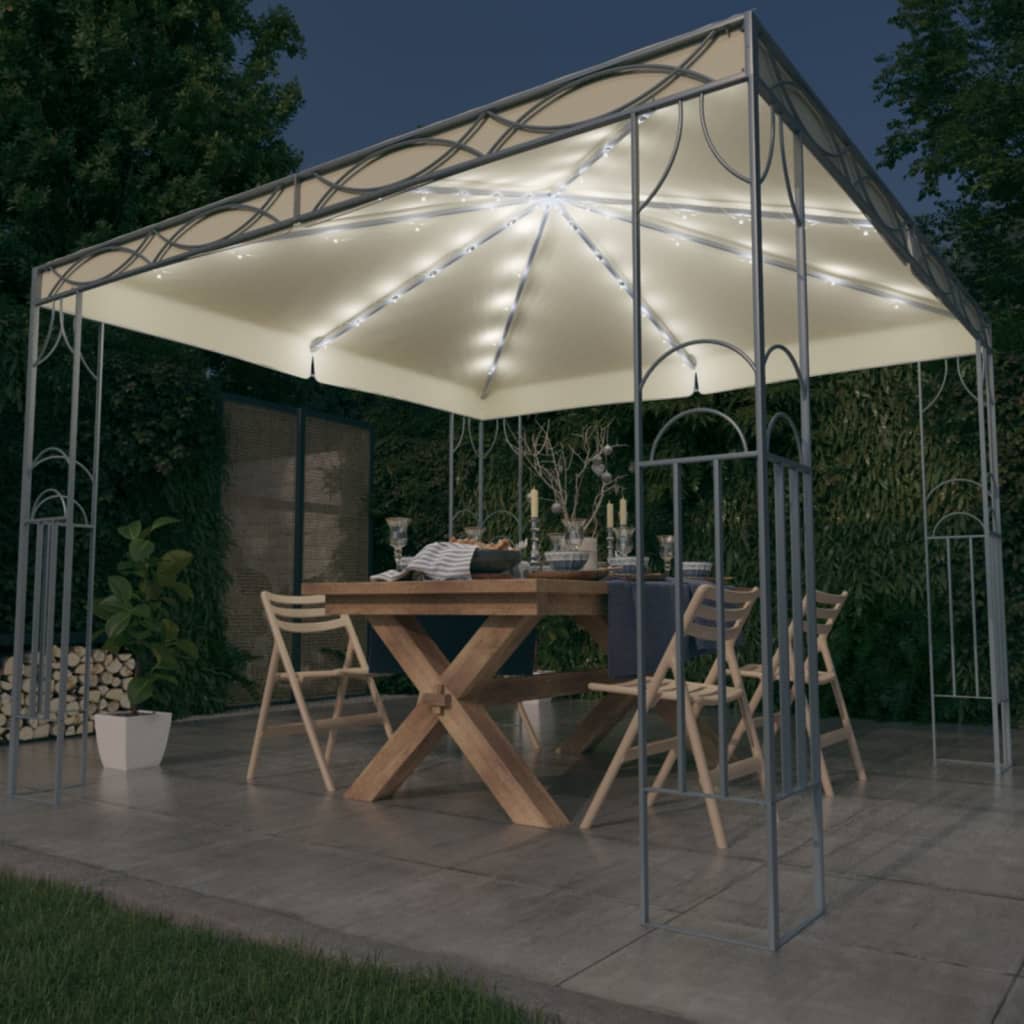 Pavillon Mit Led-Lichterkette