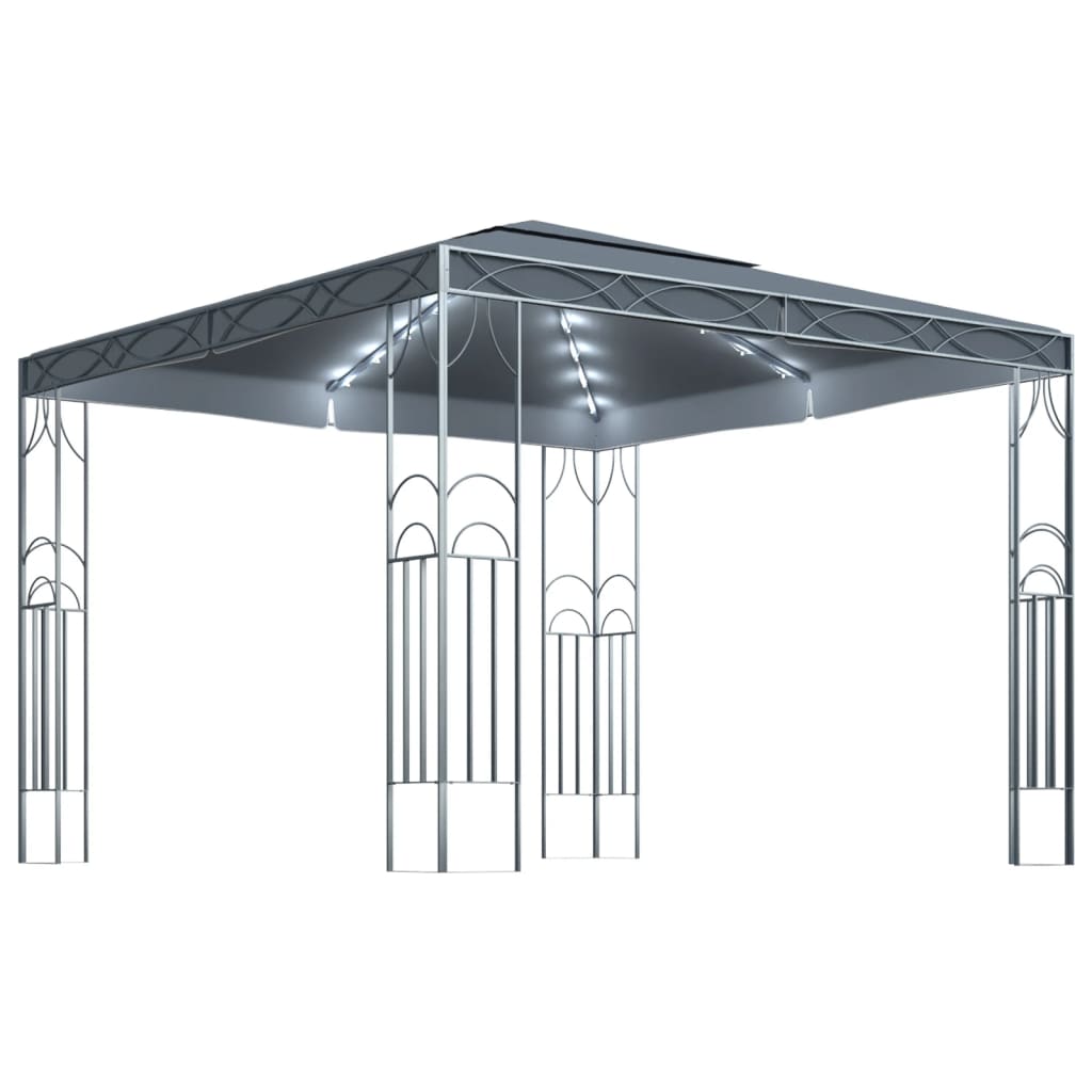 Pavillon Mit Led-Lichterkette