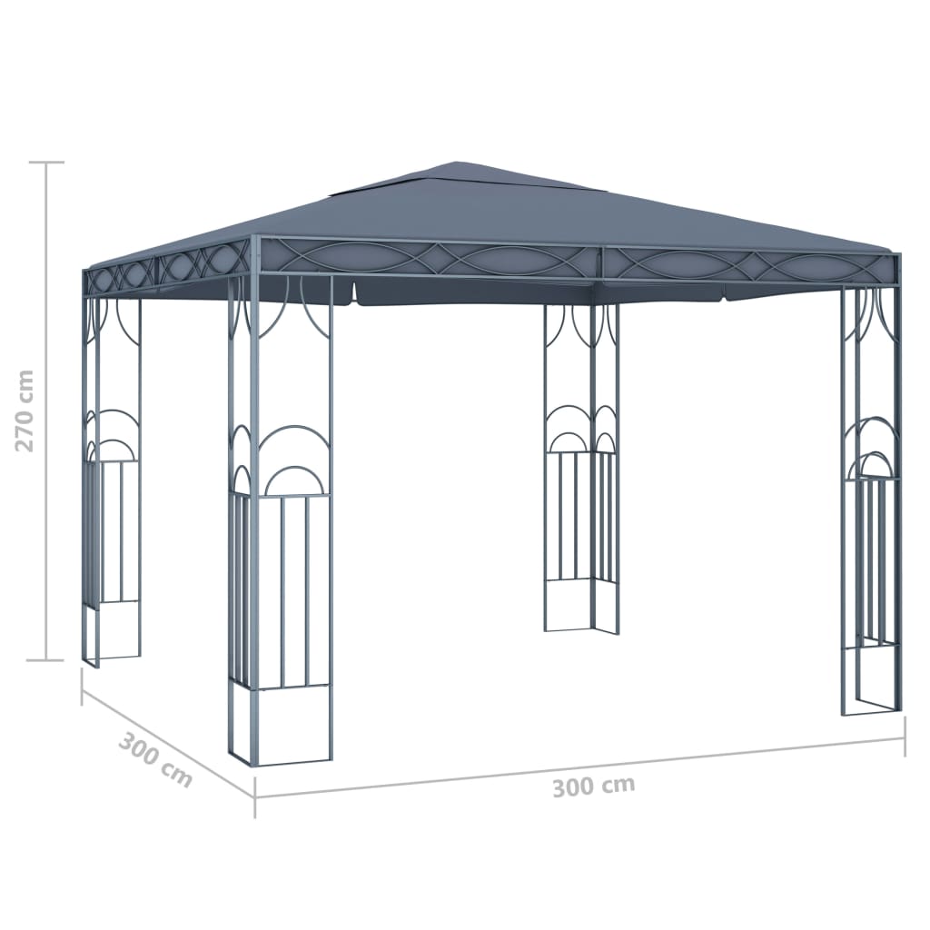 Pavillon Mit Led-Lichterkette