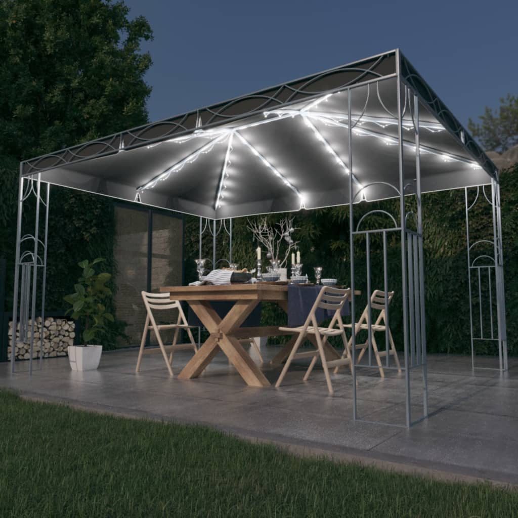 Pavillon Mit Led-Lichterkette