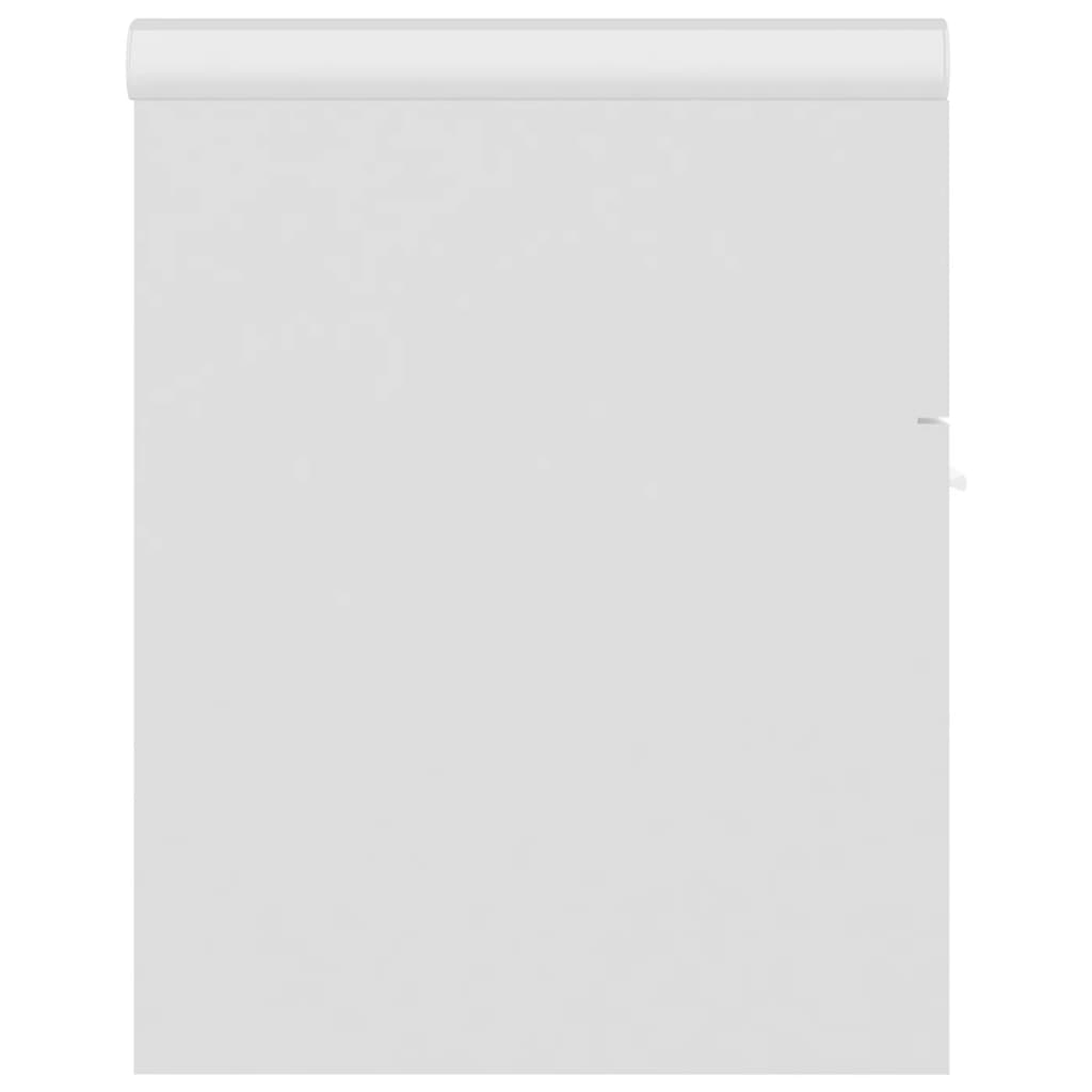 Waschbeckenunterschrank Mit Einbaubecken Holzwerkstoff Weiß