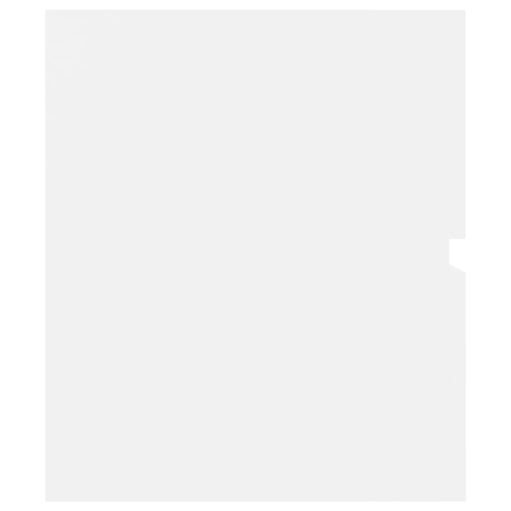 Waschbeckenunterschrank Mit Einbaubecken Holzwerkstoff Weiß