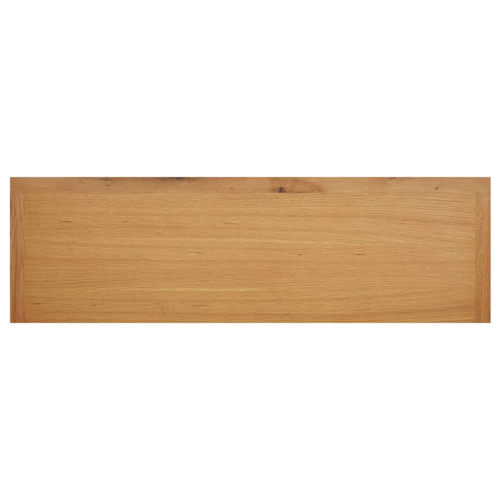 Schuhregal 114X37X45 Cm Massivholz Eiche