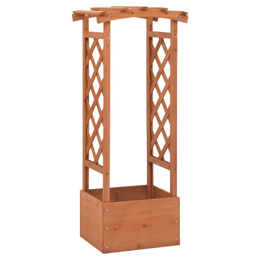 Pflanzkasten Mit Spalier Tannenholz