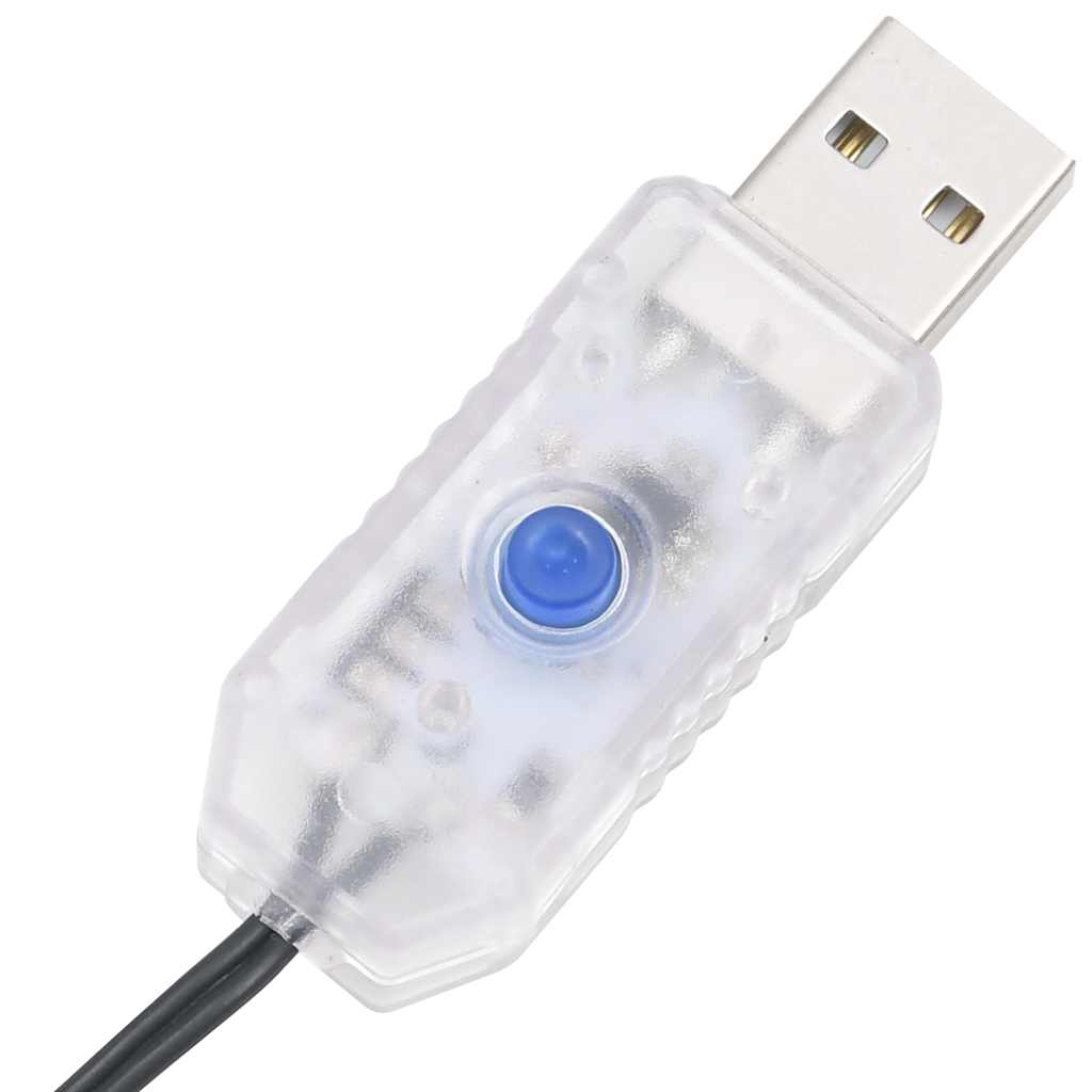Led-Lichterkette Mit 150 Leds Pvc Warmweiß