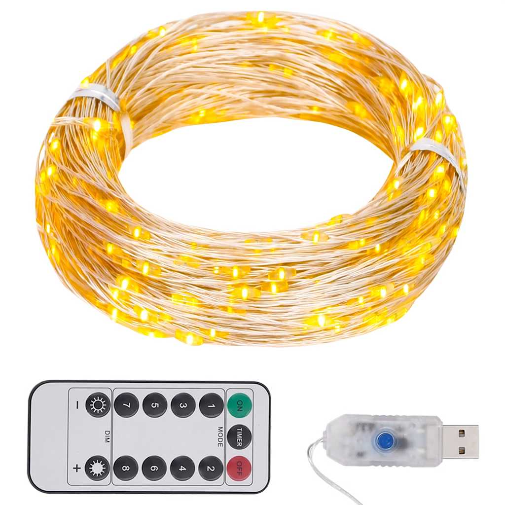 Led-Lichterkette Mit 150 Leds Warmweiß
