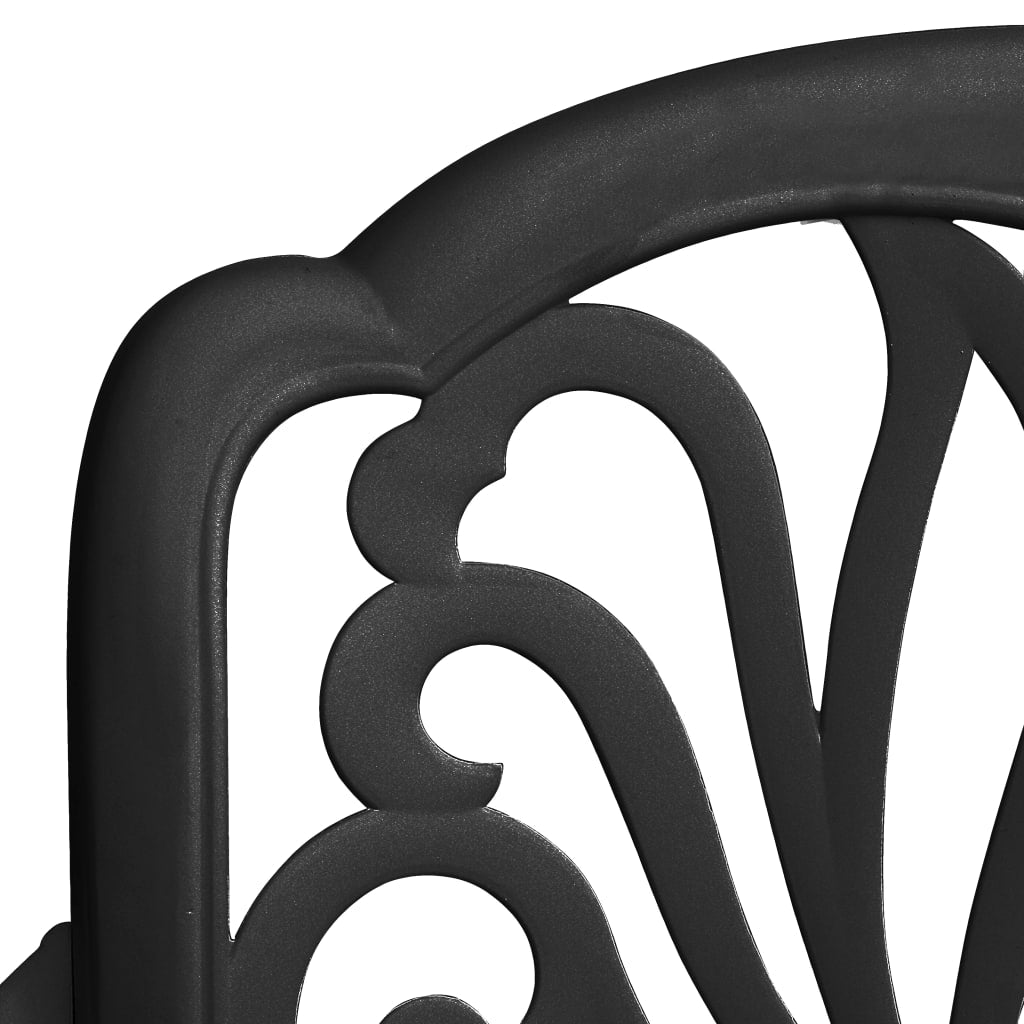 3-Tlg. Bistro-Set Aluminiumguss
