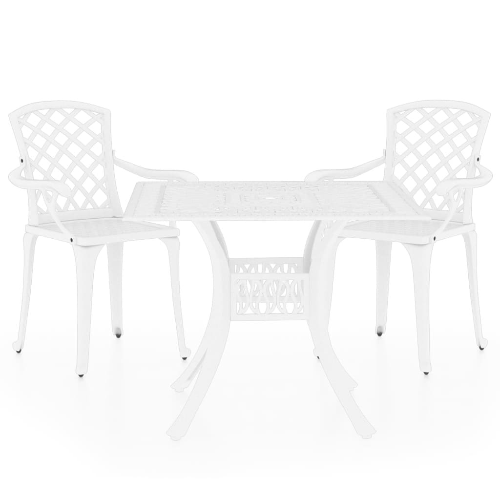 3-Tlg. Bistro-Set Aluminiumguss