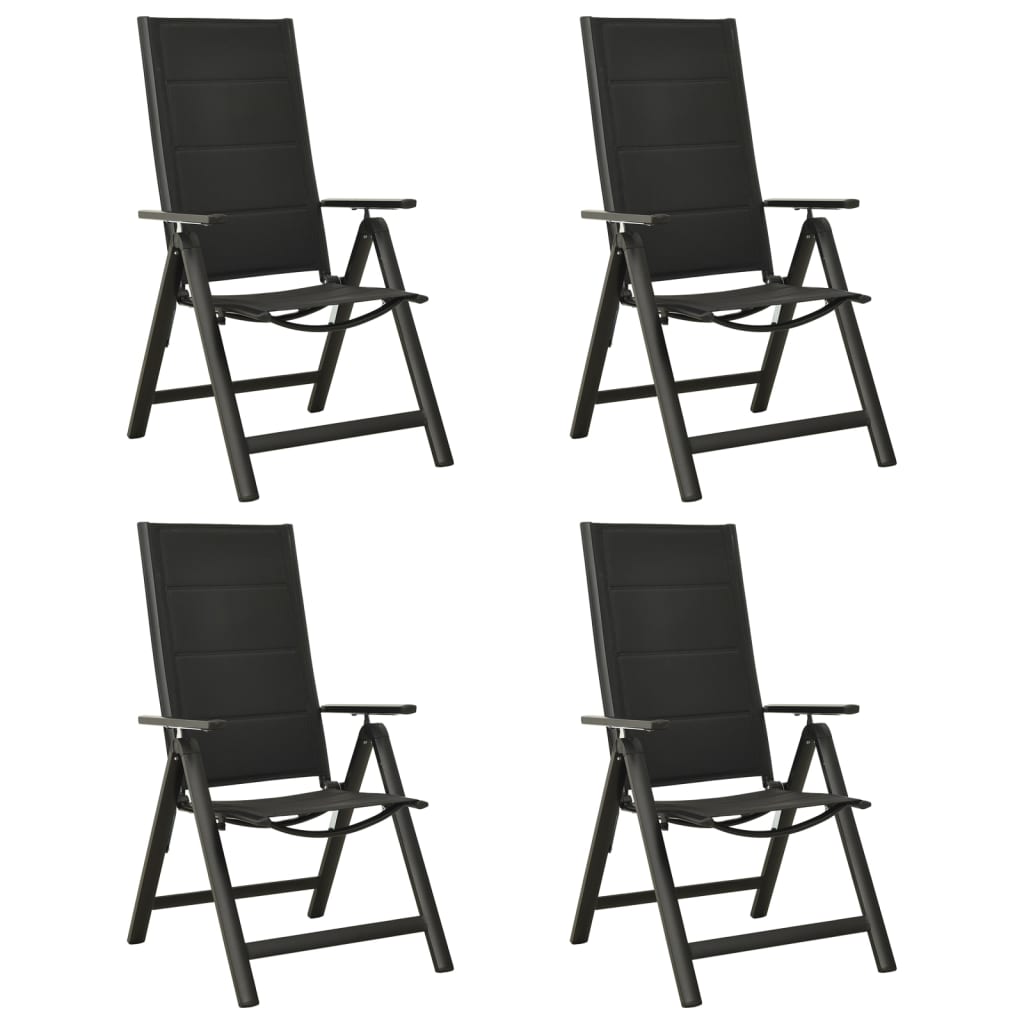 5-Tlg. Garten-Essgruppe Aluminium Anthrazit