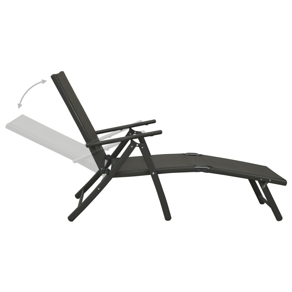 9-Tlg. Garten-Lounge-Set Schwarz Und