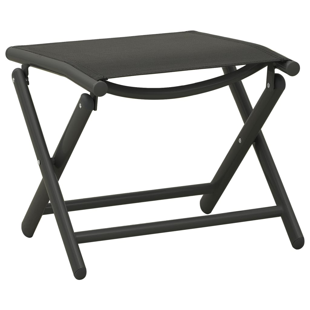 9-Tlg. Garten-Lounge-Set Schwarz Und