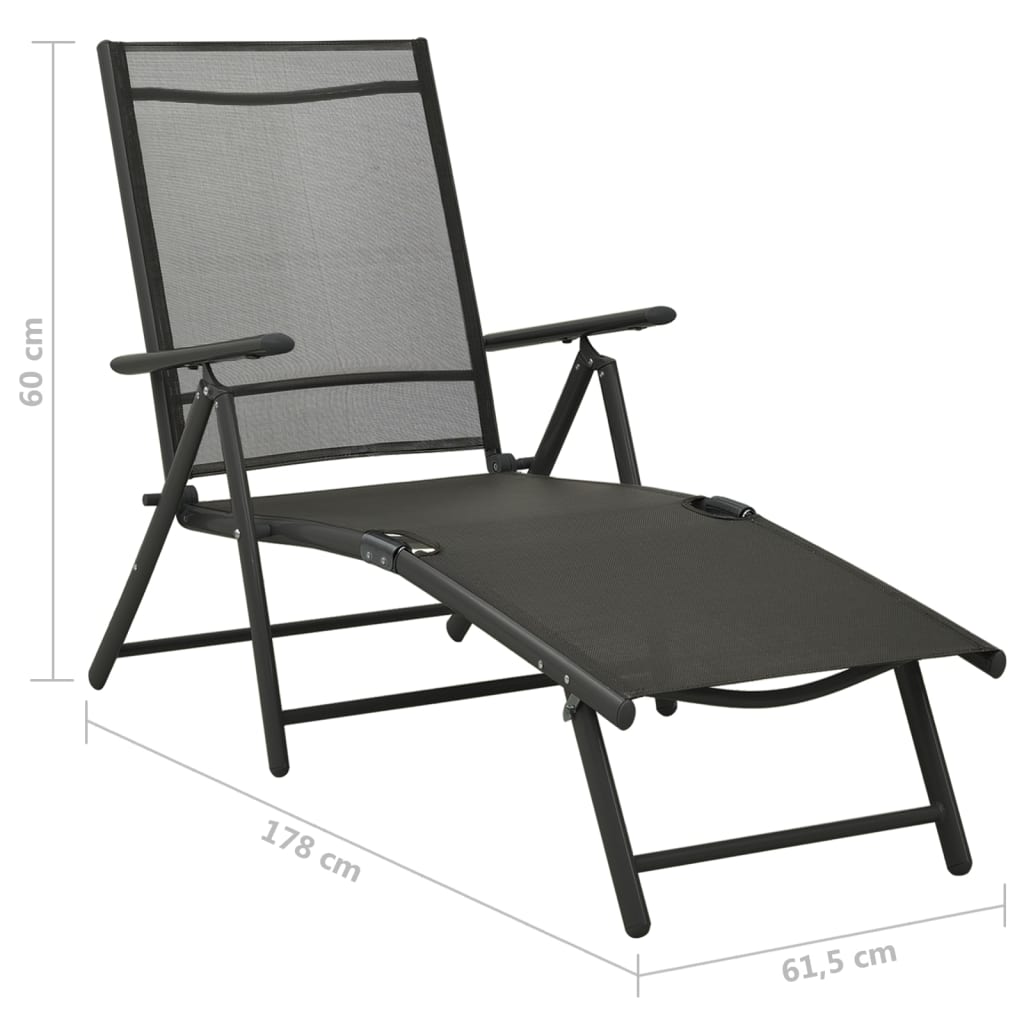 9-Tlg. Garten-Lounge-Set Schwarz Und