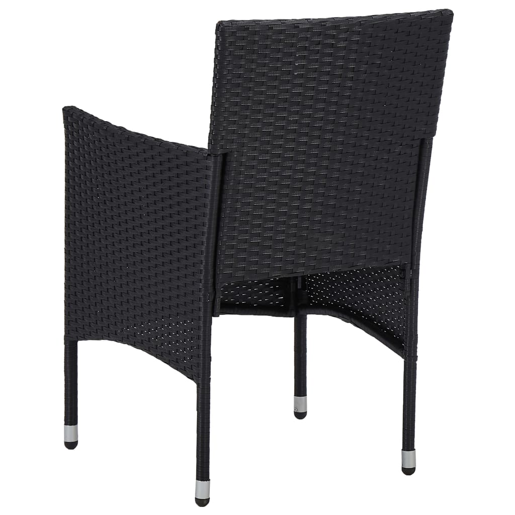7-Tlg. Garten-Essgruppe Poly Rattan