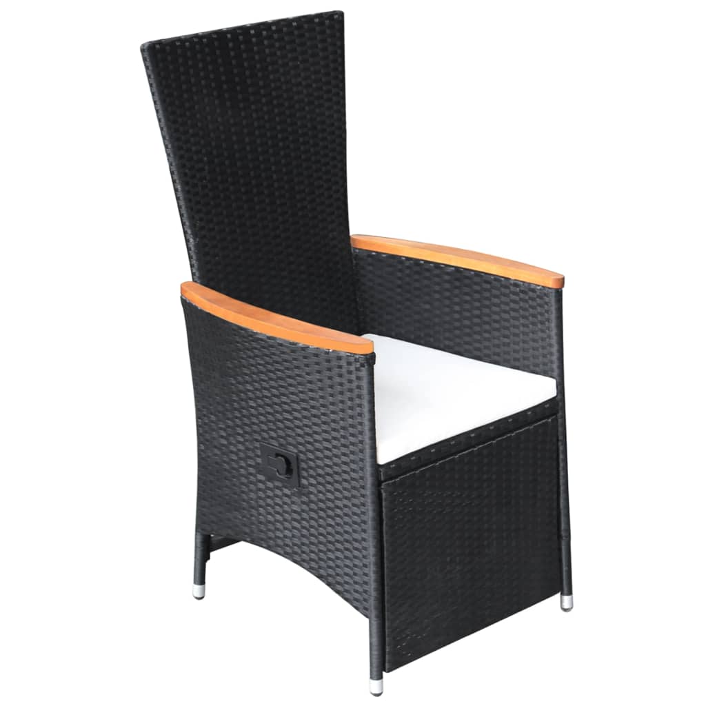 7-Tlg. Garten-Essgruppe Poly Rattan