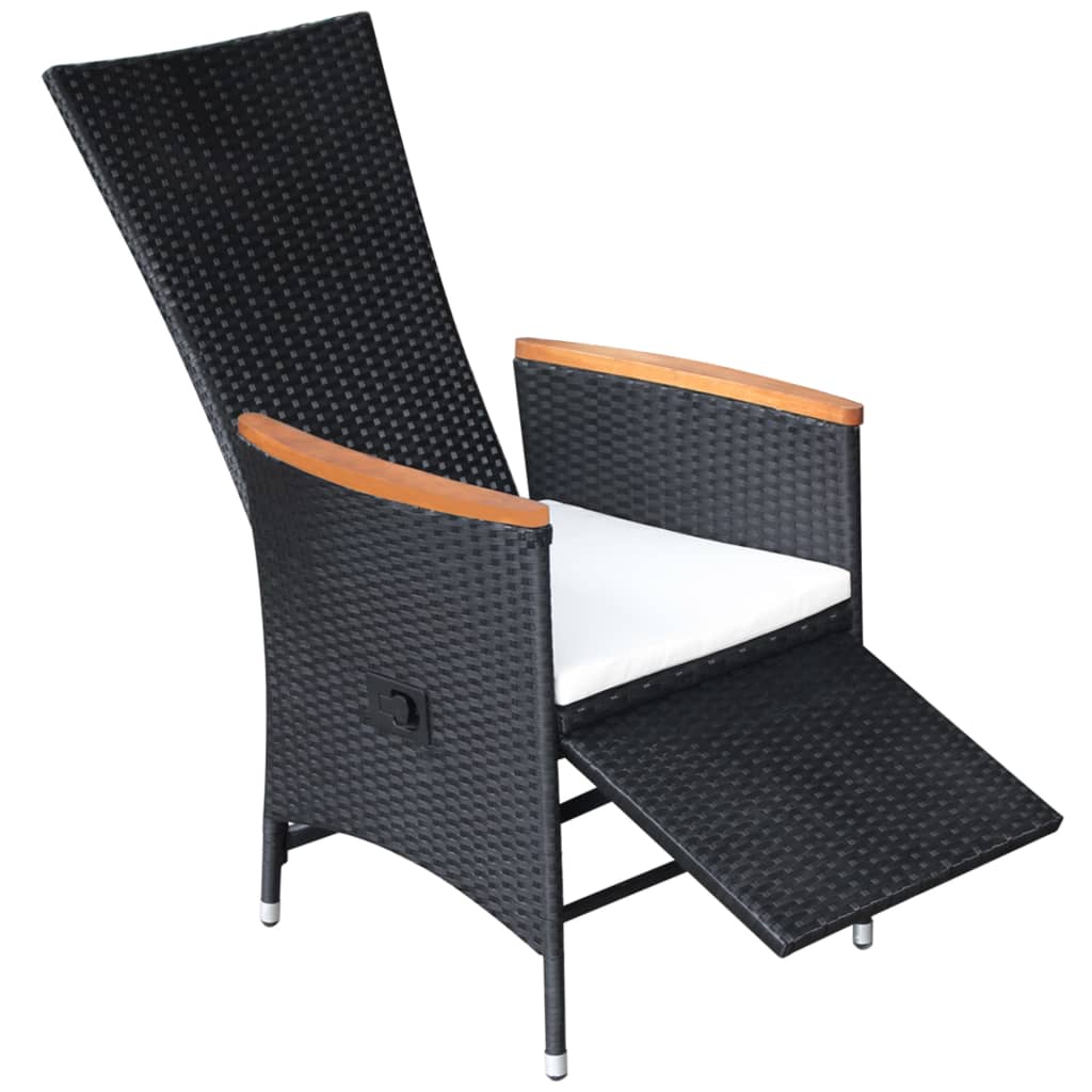 7-Tlg. Garten-Essgruppe Poly Rattan