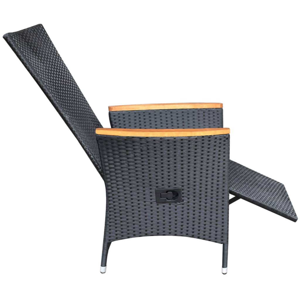 7-Tlg. Garten-Essgruppe Poly Rattan