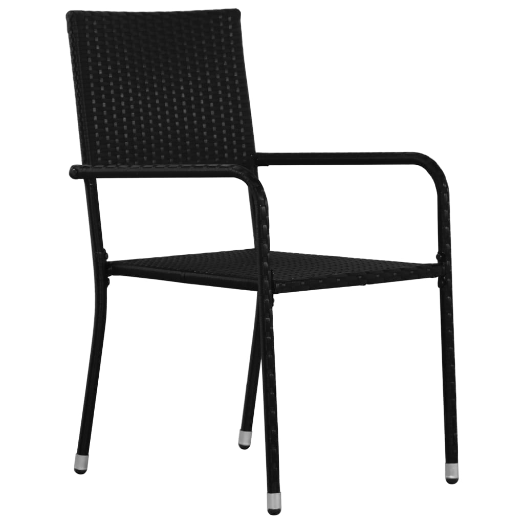 3-Tlg. Garten-Essgruppe Poly Rattan