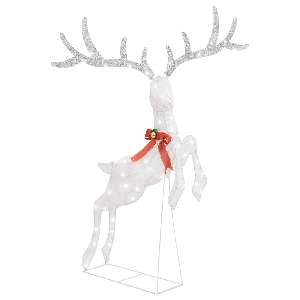 Led-Rentier Fliegend Weihnachtsdeko 120 Leds Kalt