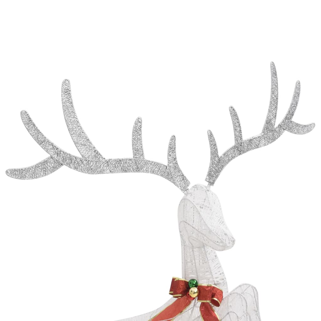 Led-Rentier Fliegend Weihnachtsdeko 120 Leds Kalt