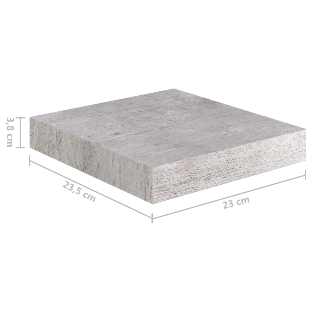 Schweberegal 23X23,5X3,8 Cm Mdf