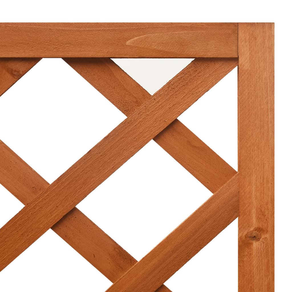 Eck-Spalier Mit Pflanzkasten 40X40X150Cm Massivholz Tanne