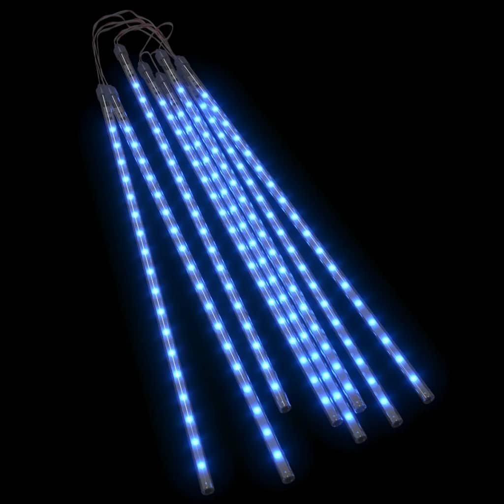 8 Stk. Meteorlichter 288 Leds Innen- Außenbereich Blau