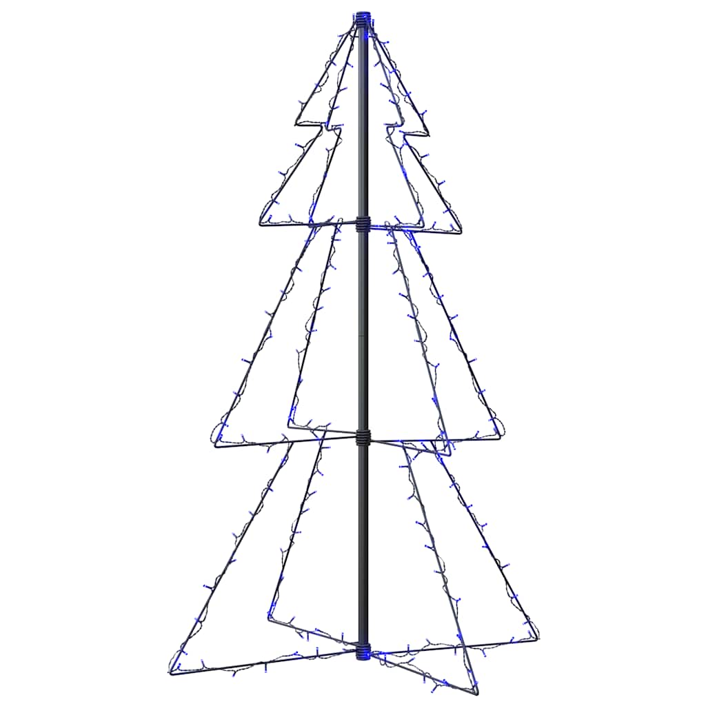 Weihnachtsbaum In Kegelform 160 Leds Indoor & Outdoor 78X120 Cm Blau
