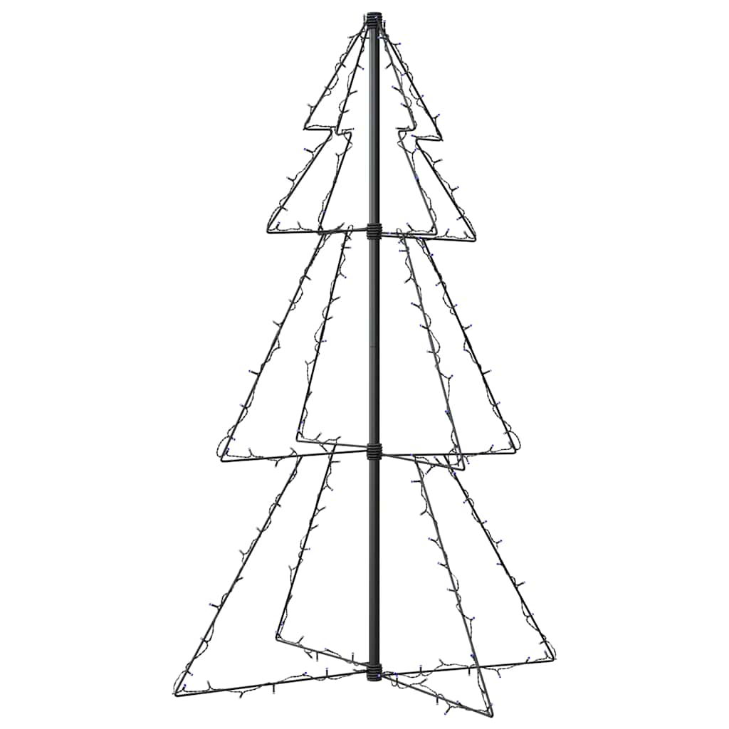 Weihnachtsbaum In Kegelform 160 Leds Indoor & Outdoor 78X120 Cm Blau