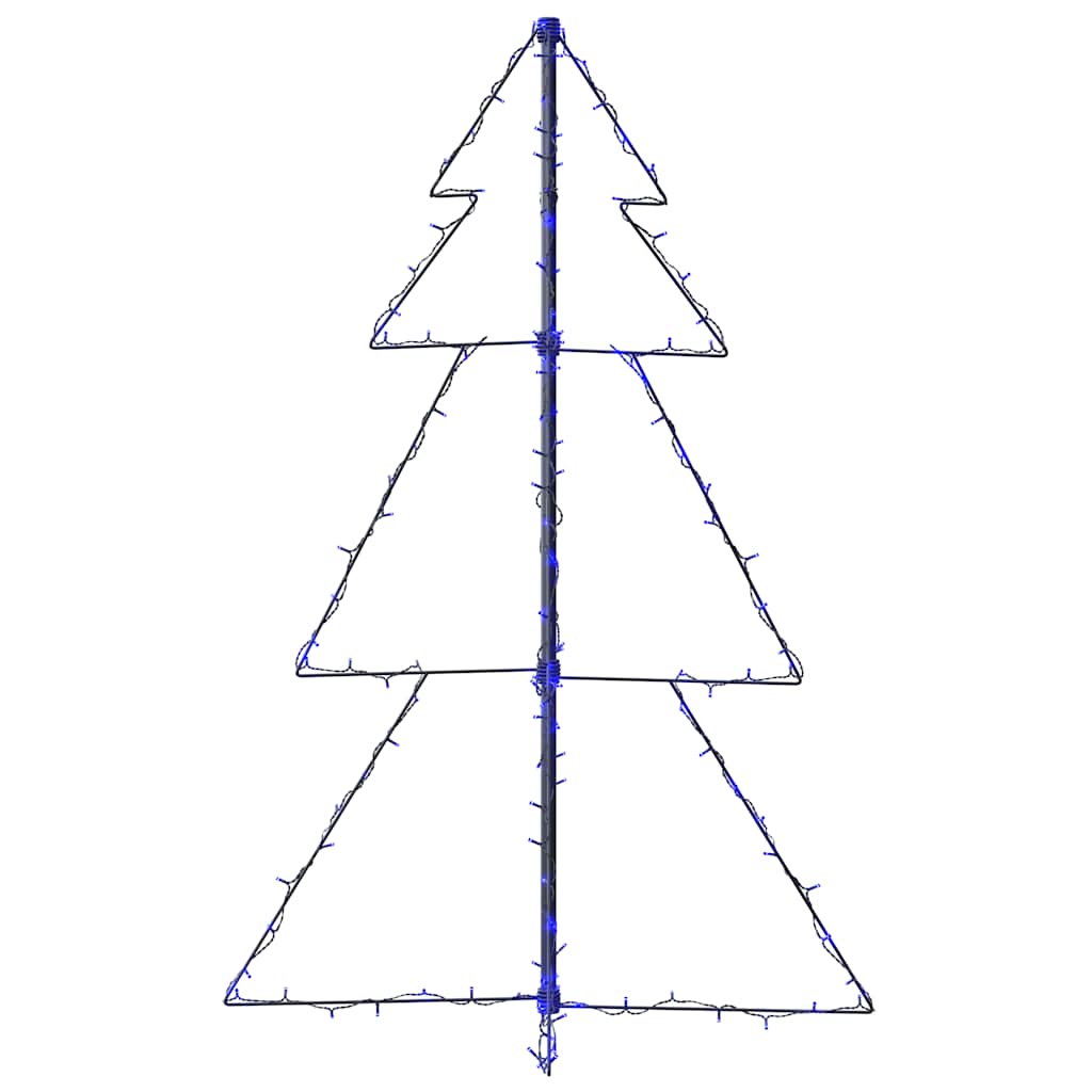 Weihnachtsbaum In Kegelform 160 Leds Indoor & Outdoor 78X120 Cm Blau